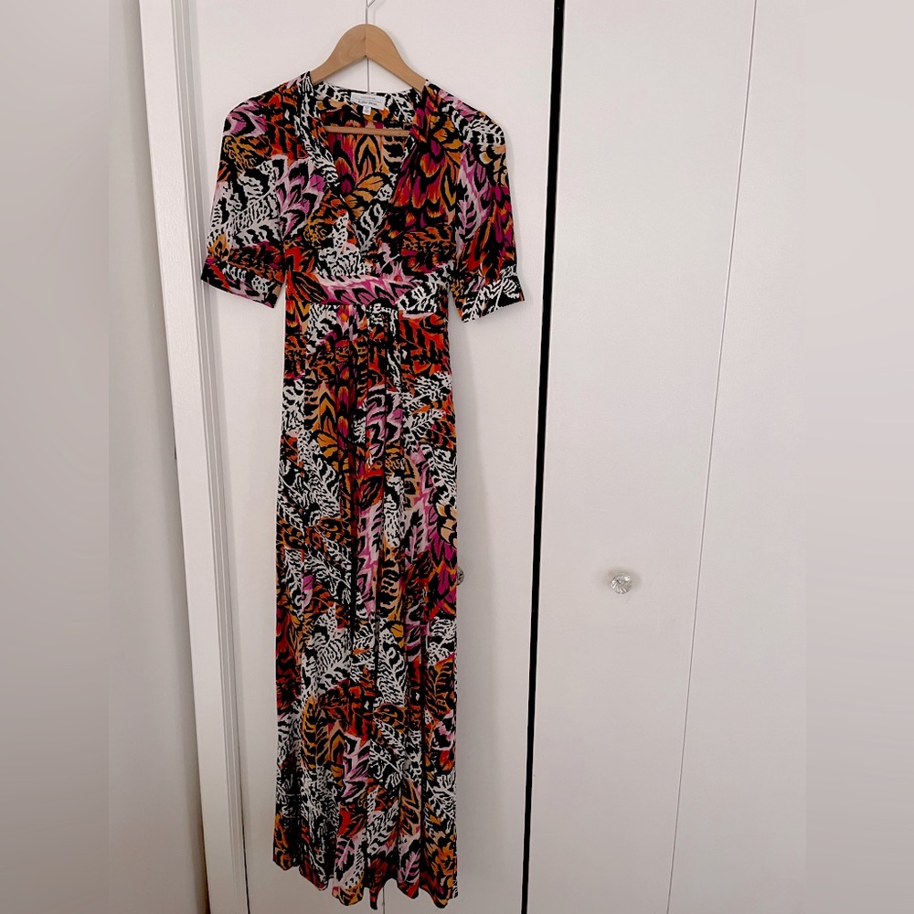 & Other Stories Colorful Print Maxi Dress